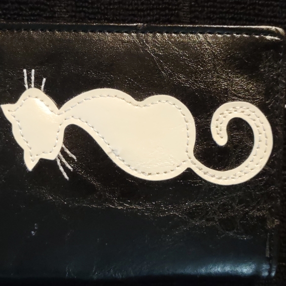 Black and White Cat Design Wallet - Picture 3 of 6